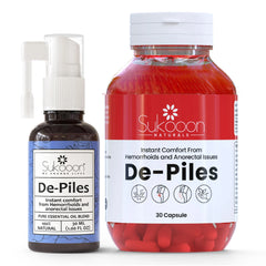 De-Piles Capsule+ Essential Oil Blend For Hemmorhoids