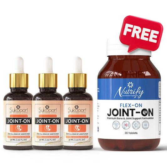 Joint-on (30ML) x 3 + Flex-on Tablets - Buy 3 & Get 1 FREE