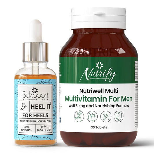Heel-it (30ML) Essential Oil + Nutriwell Multi For Men Tablets