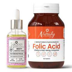 Misty (20ML) Monthly Dose Essential Oil + Folic Acid Tablets
