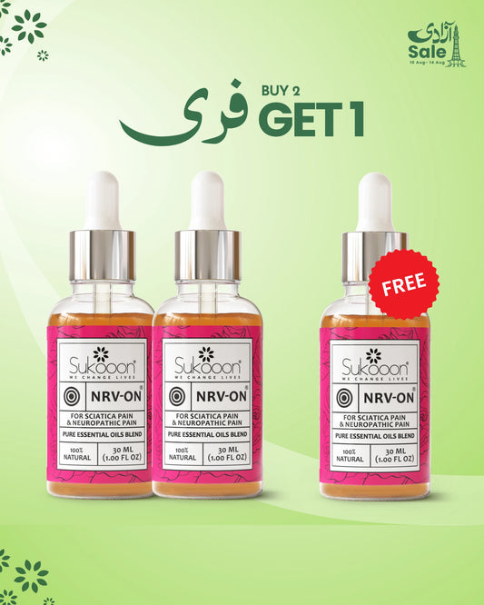NERVE-ON For Sciatica & Neuropathic Pain - Buy 2 Get 1 FREE