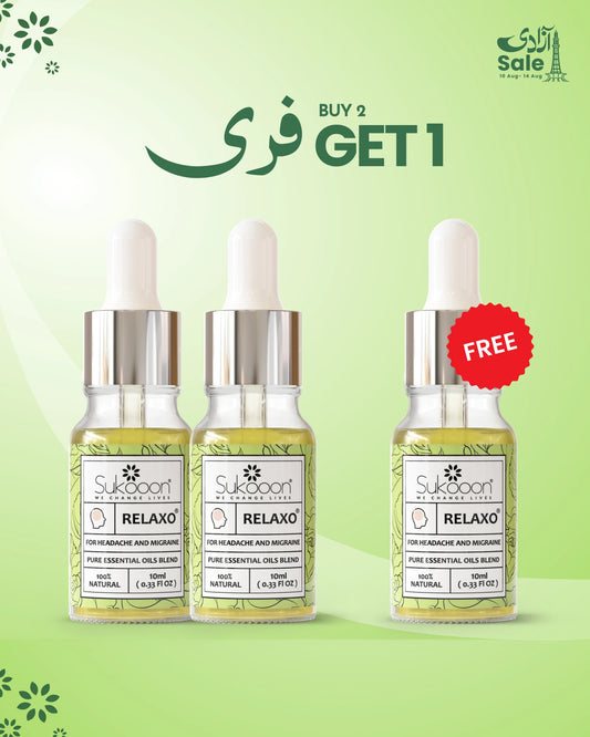 RELAXO For Headache & Migrane Relief - Buy 2 Get 1 FREE